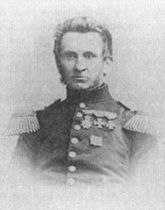 Retrato de Antonius Mathijsen, médico associado ao desenvolvimento da bandagem gessada na ortopedia.